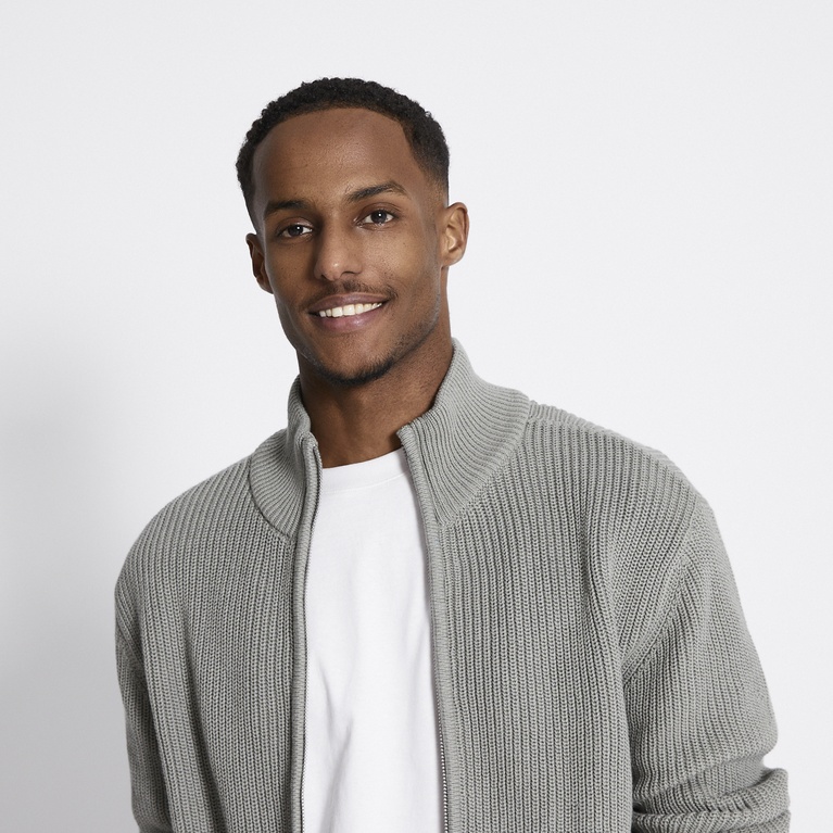 Zip sweater "Frippe"